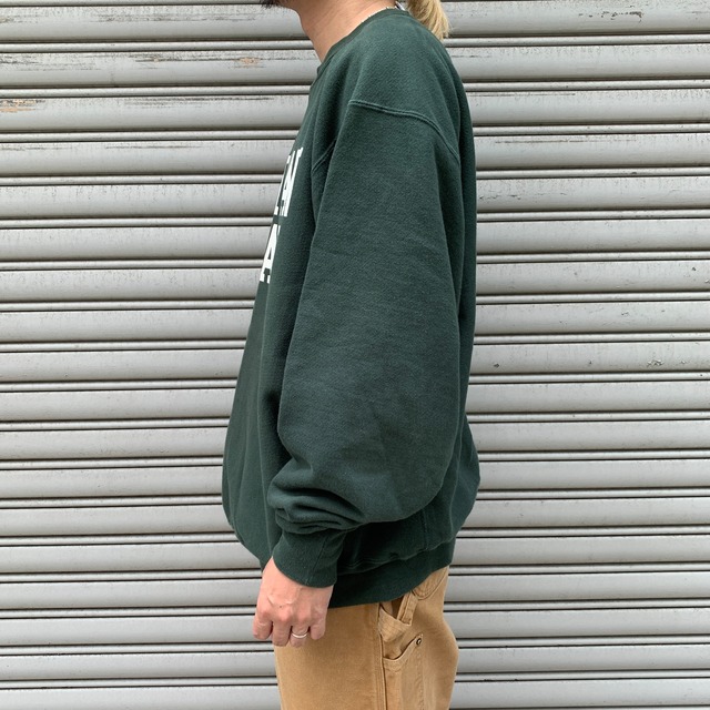 90s メキシコ製 チャンピオン リバースウィーブスウェット カレッジ 緑 XL