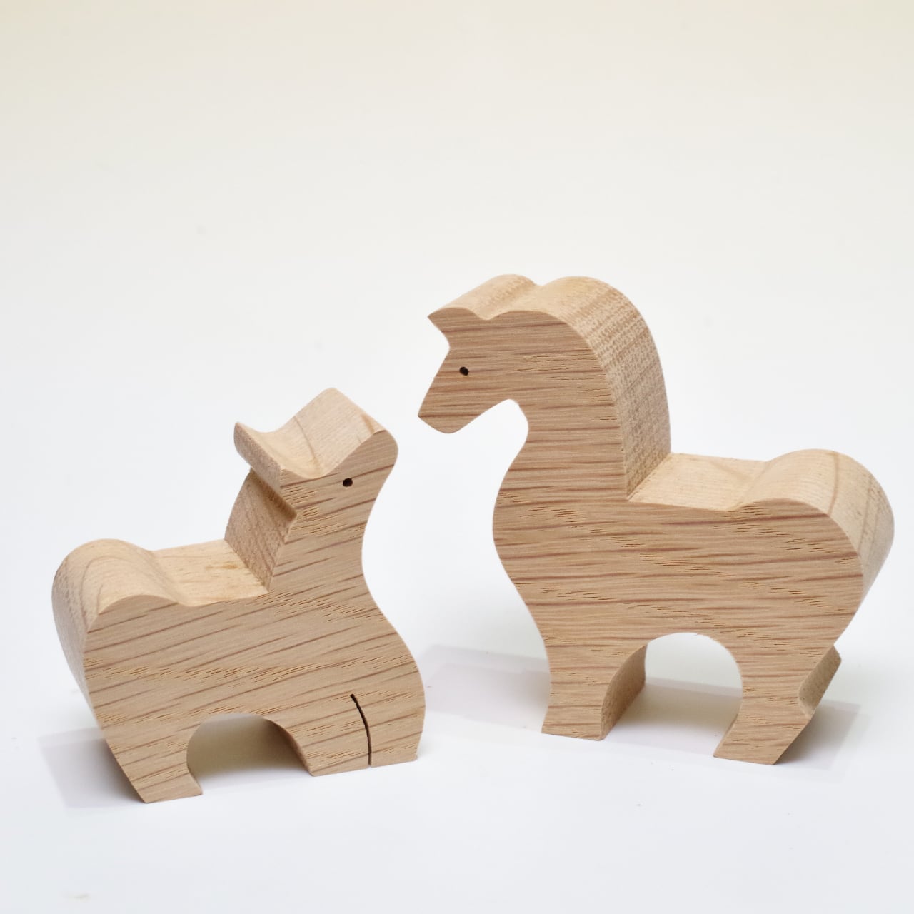 小黒三郎 十二支のカップル ウマ | 木のおもちゃ専門店 おもちゃ
