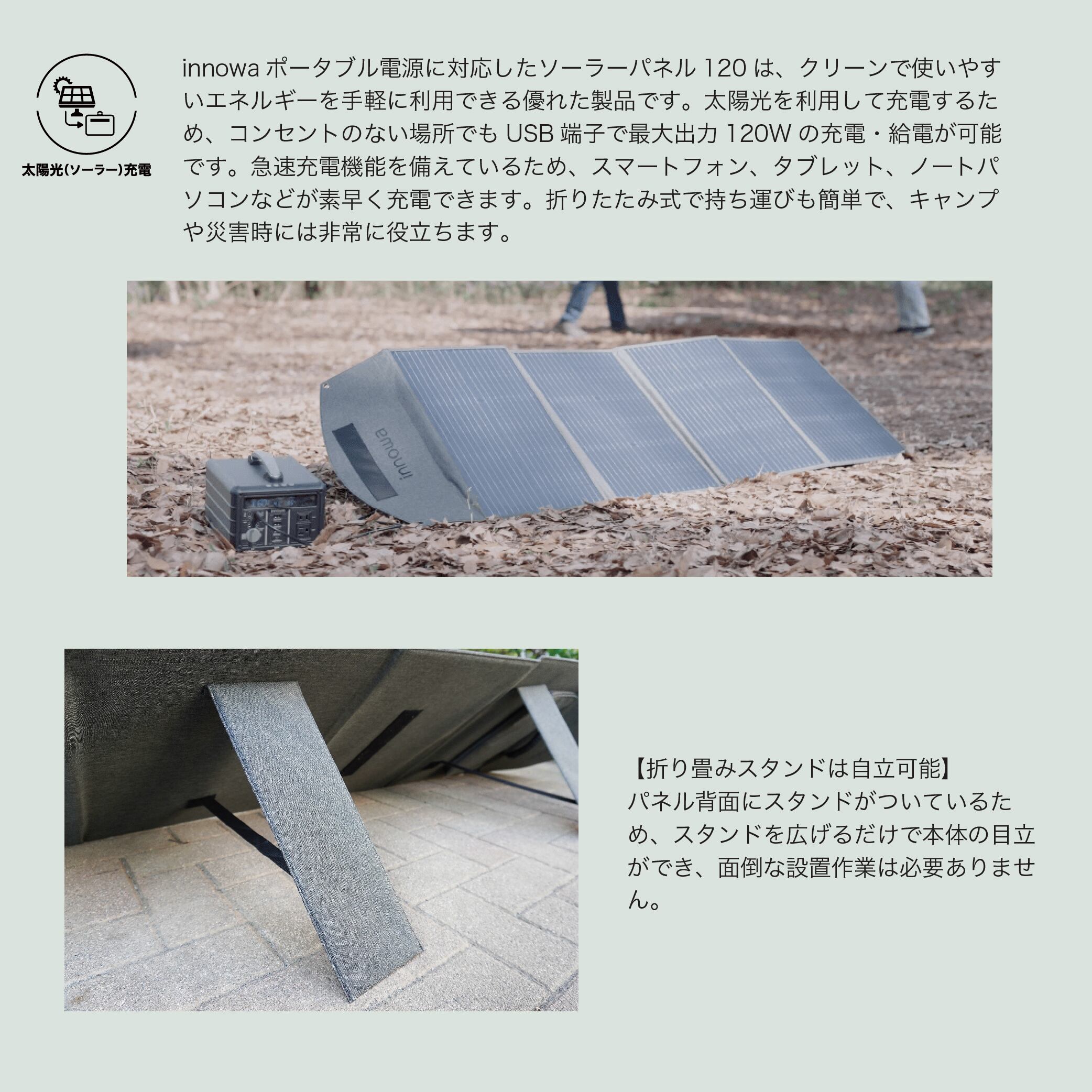 innowa ソーラーパネル 120