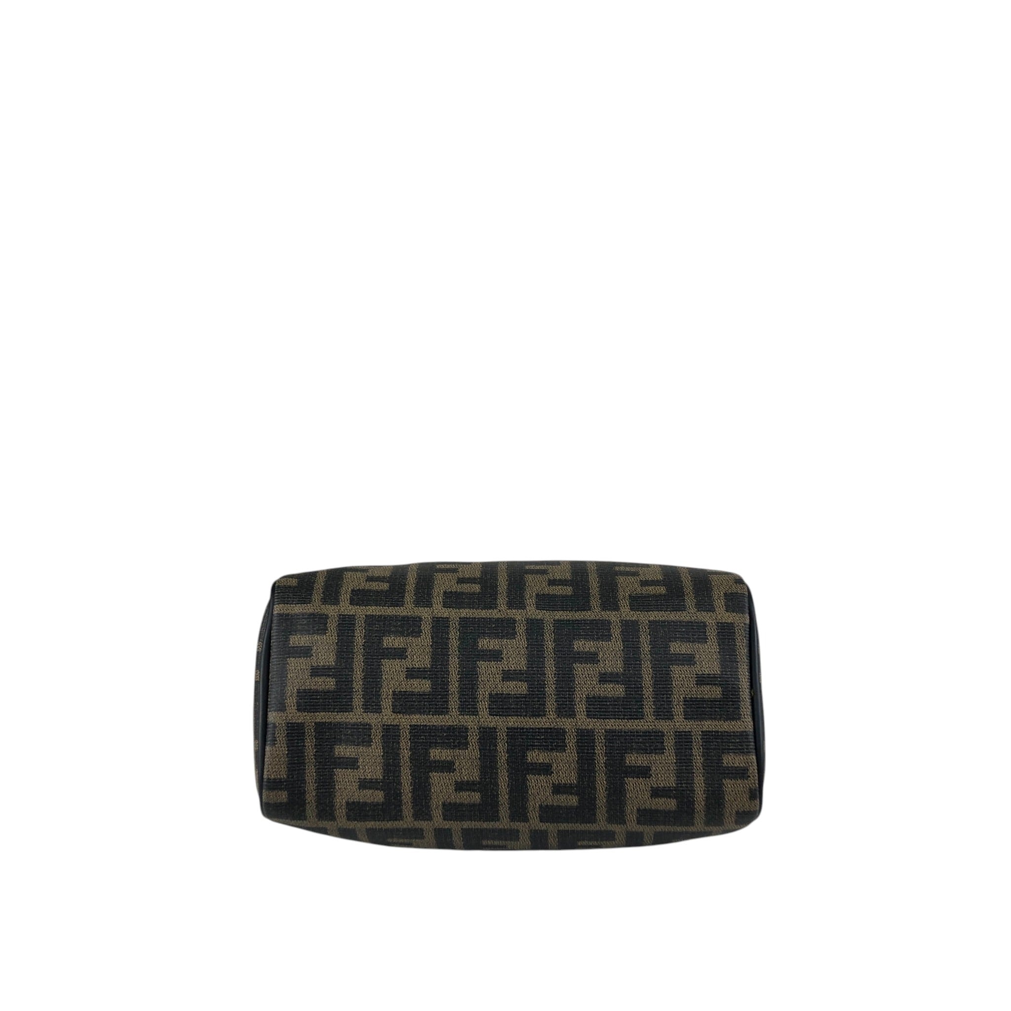 FENDI フェンディ ズッカ ショルダーバッグ ブラック PVCレザー 2way