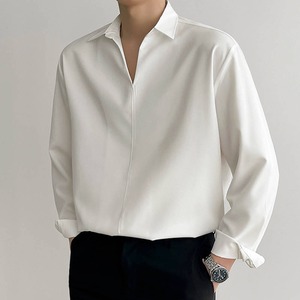 Vネックプルオーバーシャツ　MT0080018