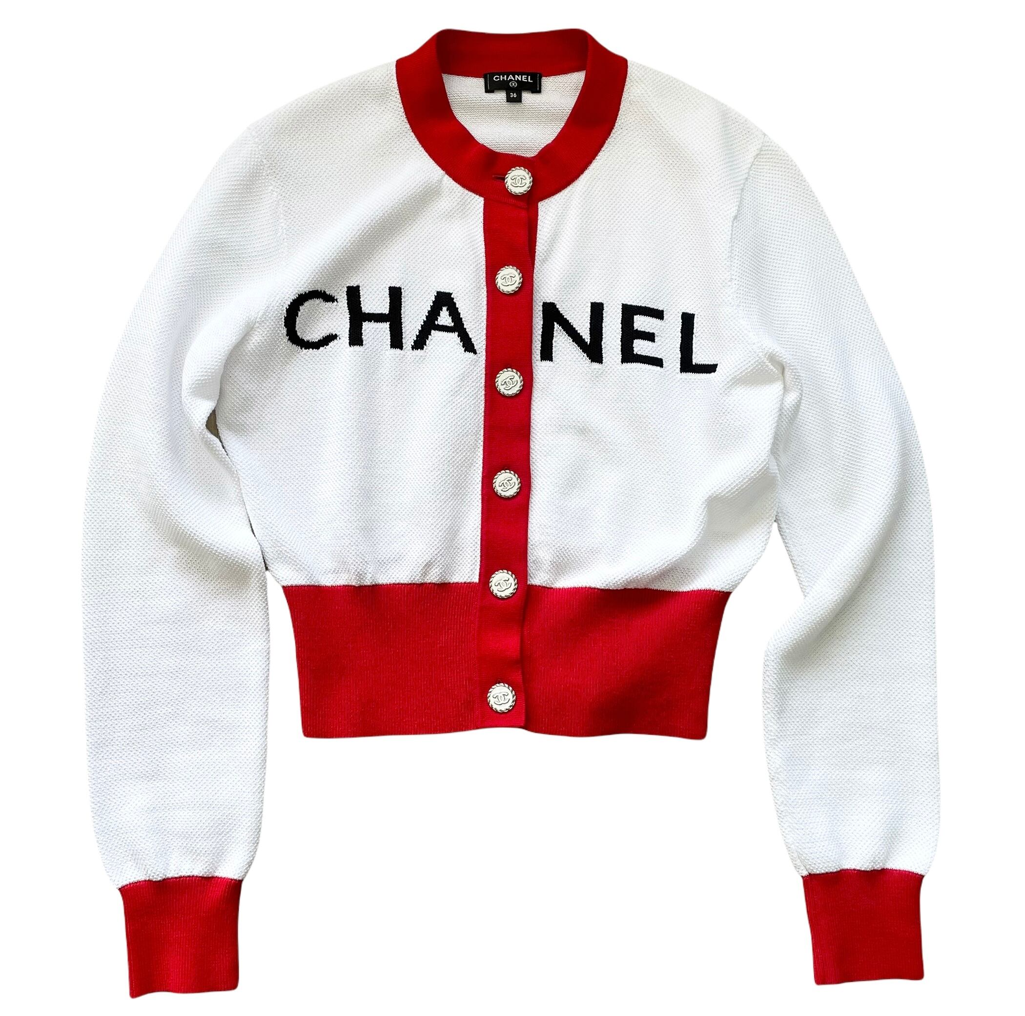 CHANEL シャネル ロゴ カーディガン 2019ss P61534