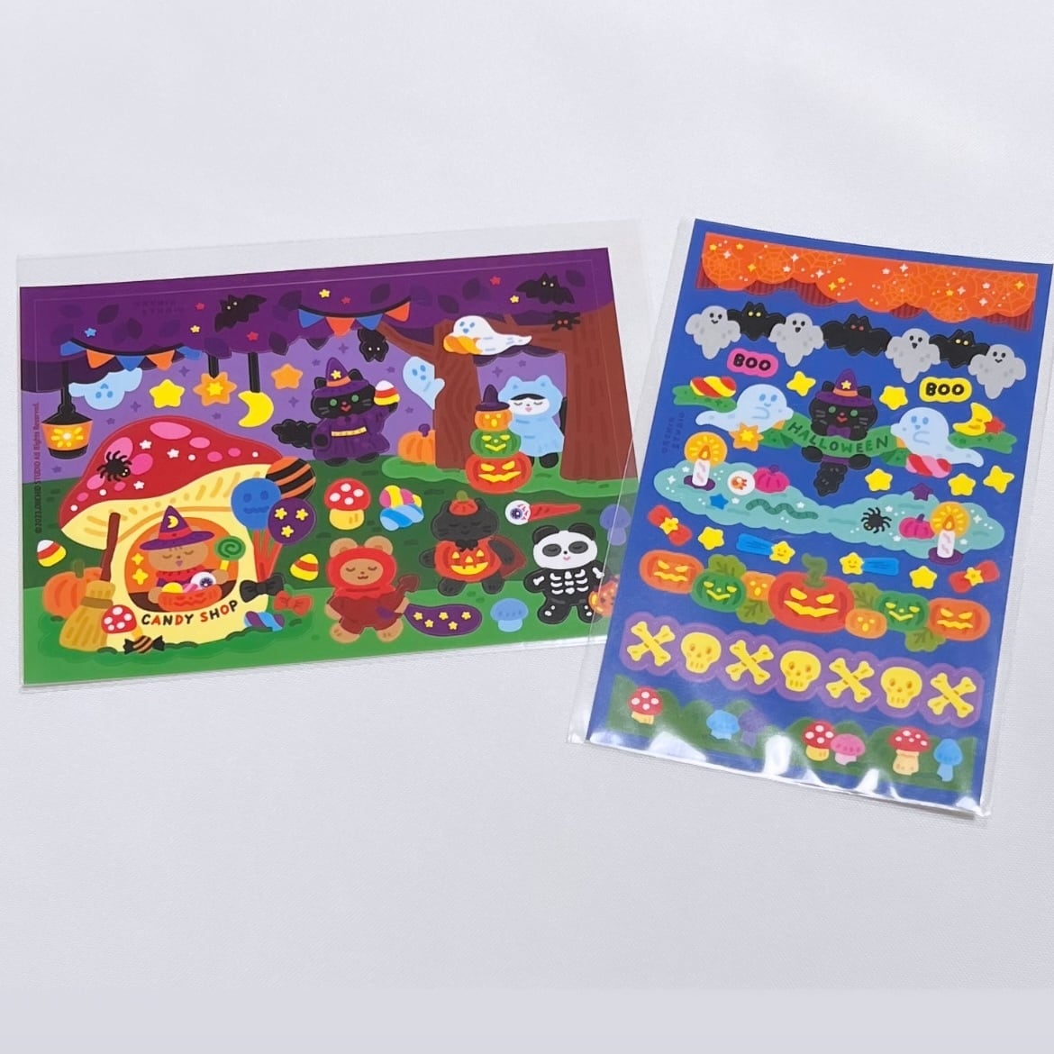 ランダムセット】韓国作家 xoxo euni 人物ステッカー10枚セット送料