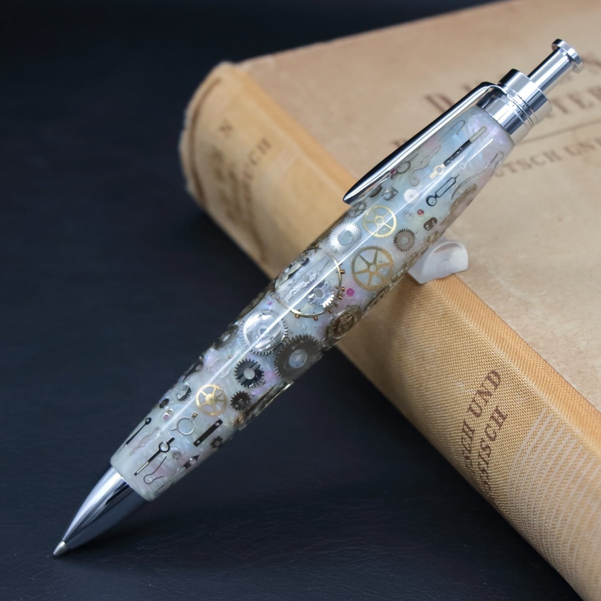 幻の国産銘木 御蔵島の金桑 黄金桑・Pencil 0.5mm」木軸シャープ