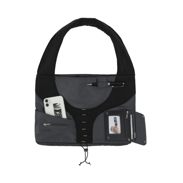 [OJOS] Wallet Shopper Middle Bag / Black 正規品 韓国ブランド 韓国通販 韓国代行 韓国ファッション バッグ