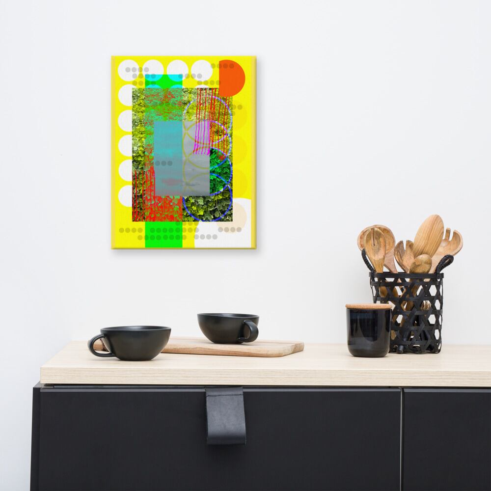 《今朝の空:カレイドスコープ 20210605 A》/プリントキャンバス/30.48×40.64cm/(12×16インチ)