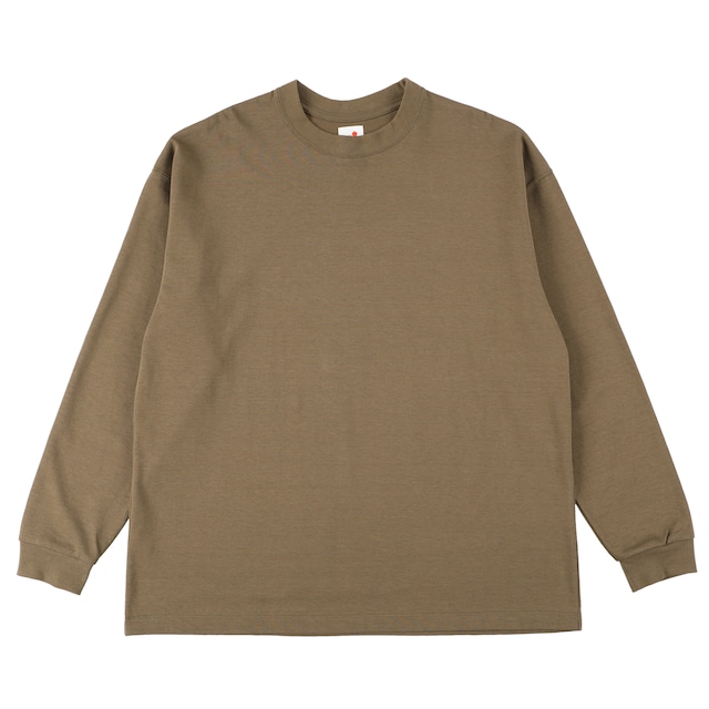 Stand up L/S tee(カーキ)