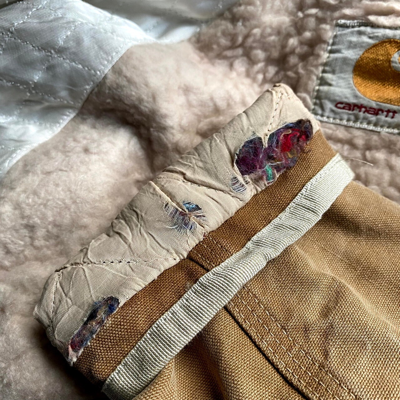 70年代 ヴィンテージ USA製 Carhartt カーハート ボアジャケット 