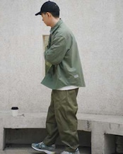 ボタンフロントワークシャツ S0381