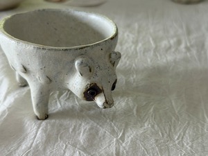 動物フリーカップ(白/持ち手なし)