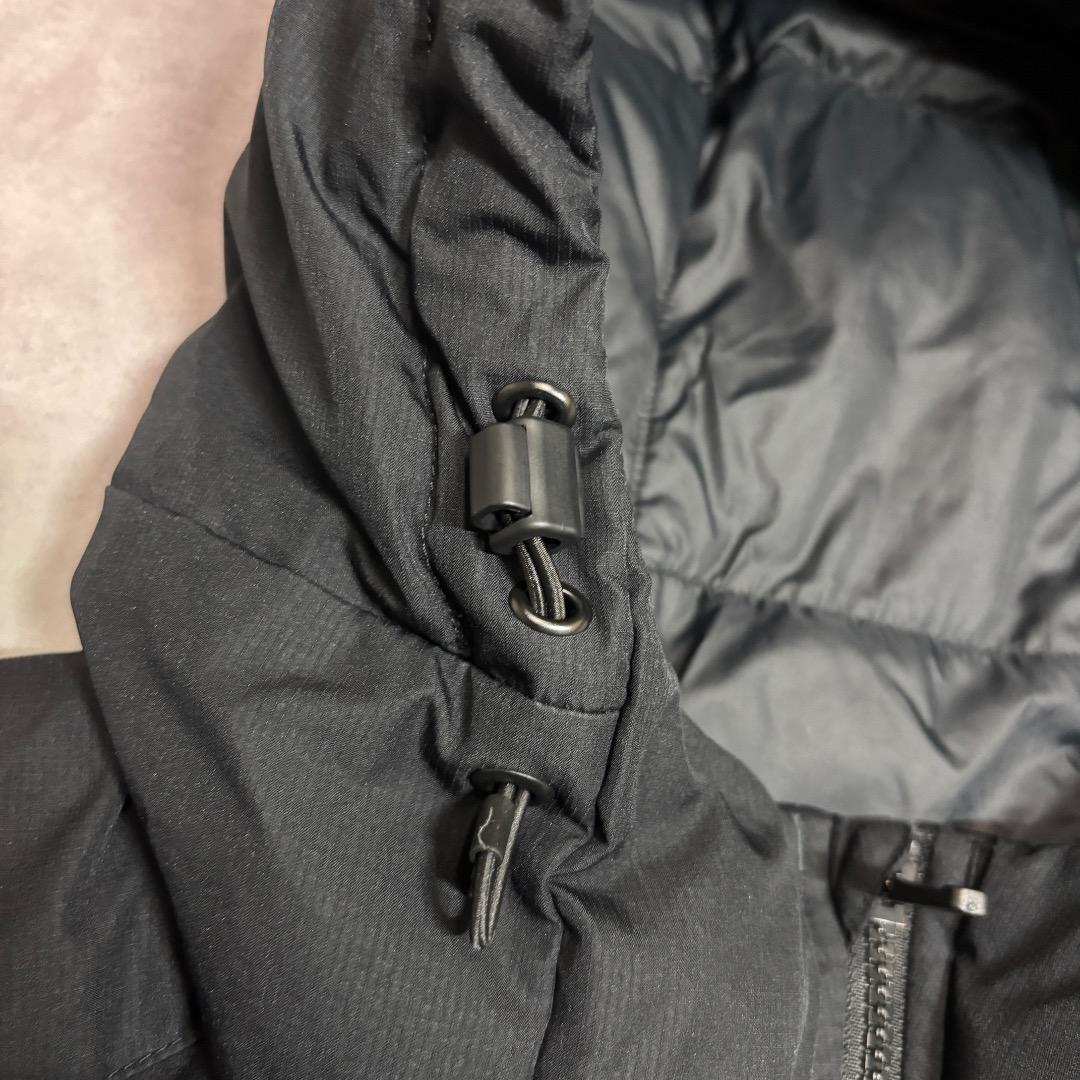 NIKE ナイキ ダウンジャケット 古着 ロゴ パーカー L 黒 17390 NIKE ナイキ ダウンジャケット 古着 ロゴ パーカー L 黒 17390