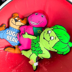 【 PILLOW DOLL / クッション 】Barney & Friends( バーニー&フレンズ ) 〚アメリカン雑貨 アメトイ〛