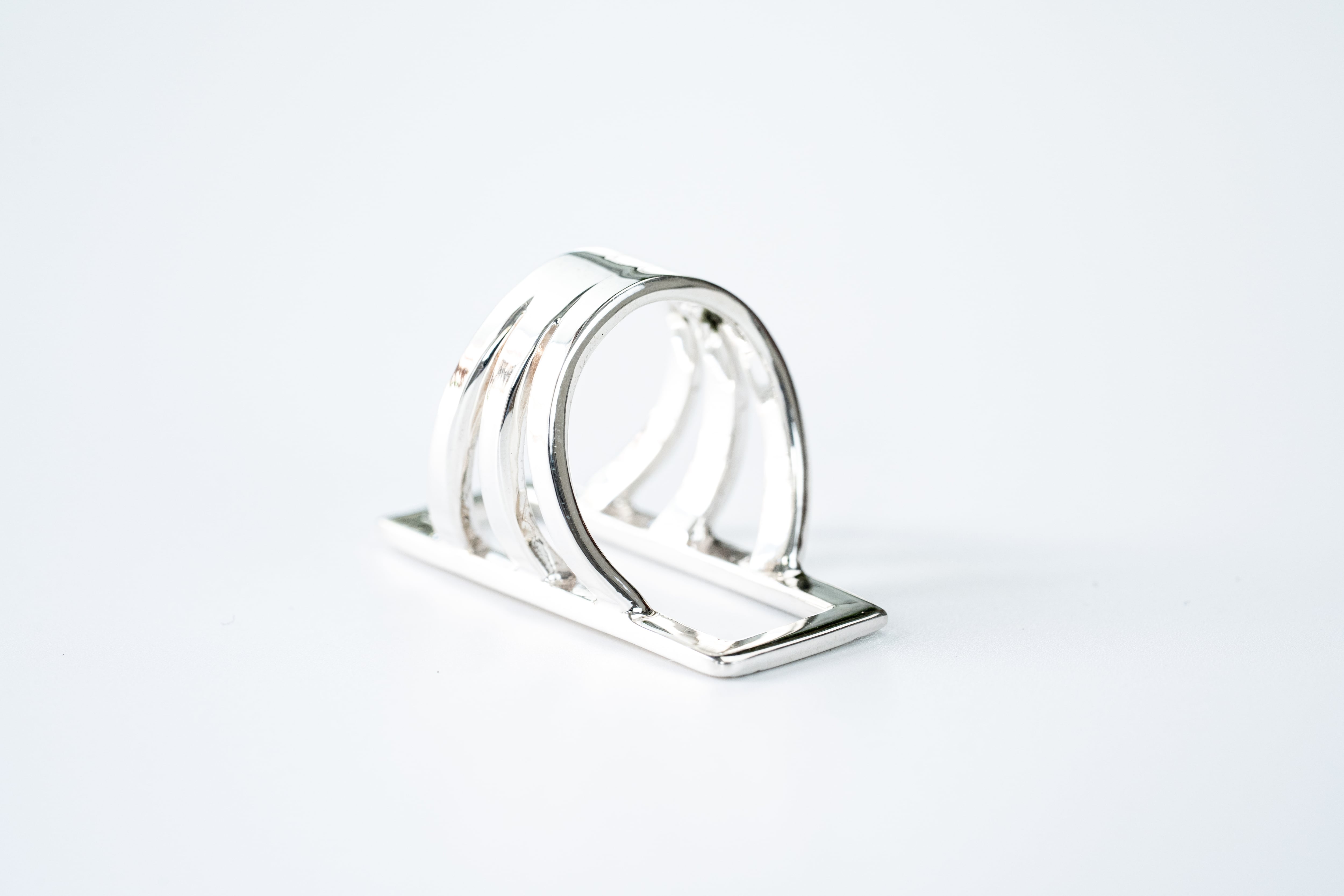 R-055 See through square ring | WAKAN SILVER SMITH online store