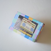 〈 kiko+ 〉 tape recorder "録音できる木製ラジカセ" / yellow