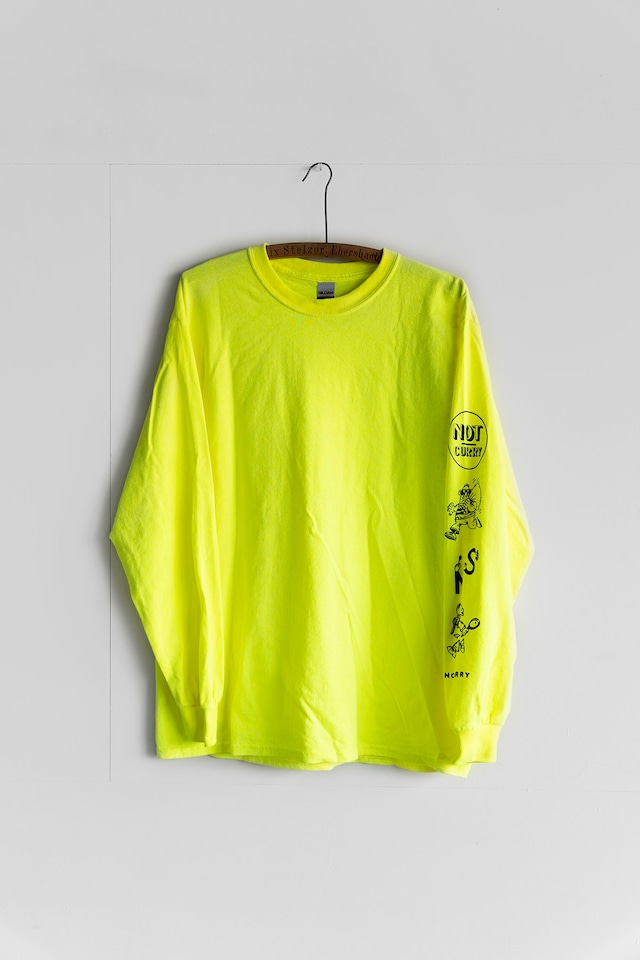 LONG LOGO TEE／YELLOW