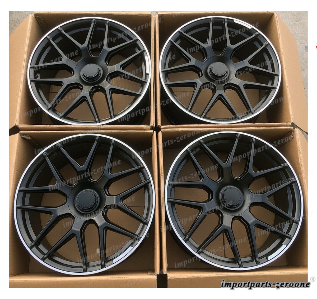 20インチ TWIN 7 スポーク Y STYLE ホイールセット メルセデスベンツ 