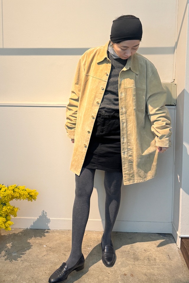 Norm Thompson スエードレザーシャツジャケット