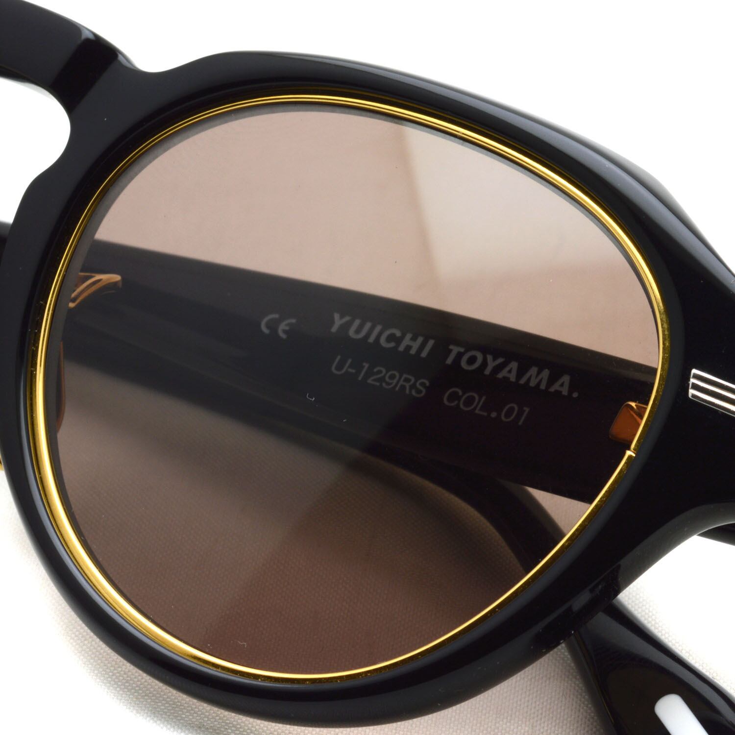 YUICHI TOYAMA / U-129 RS DFW / SG 01 Black/Gold - VBR-01 lenses