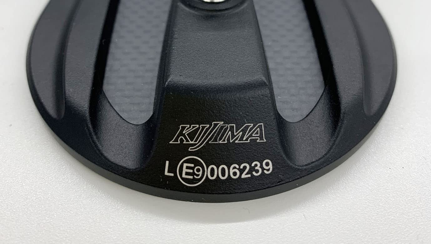 キジマ(Kijima) バイクパーツ ミラー TECH11 オーバルエッジ アルミ製