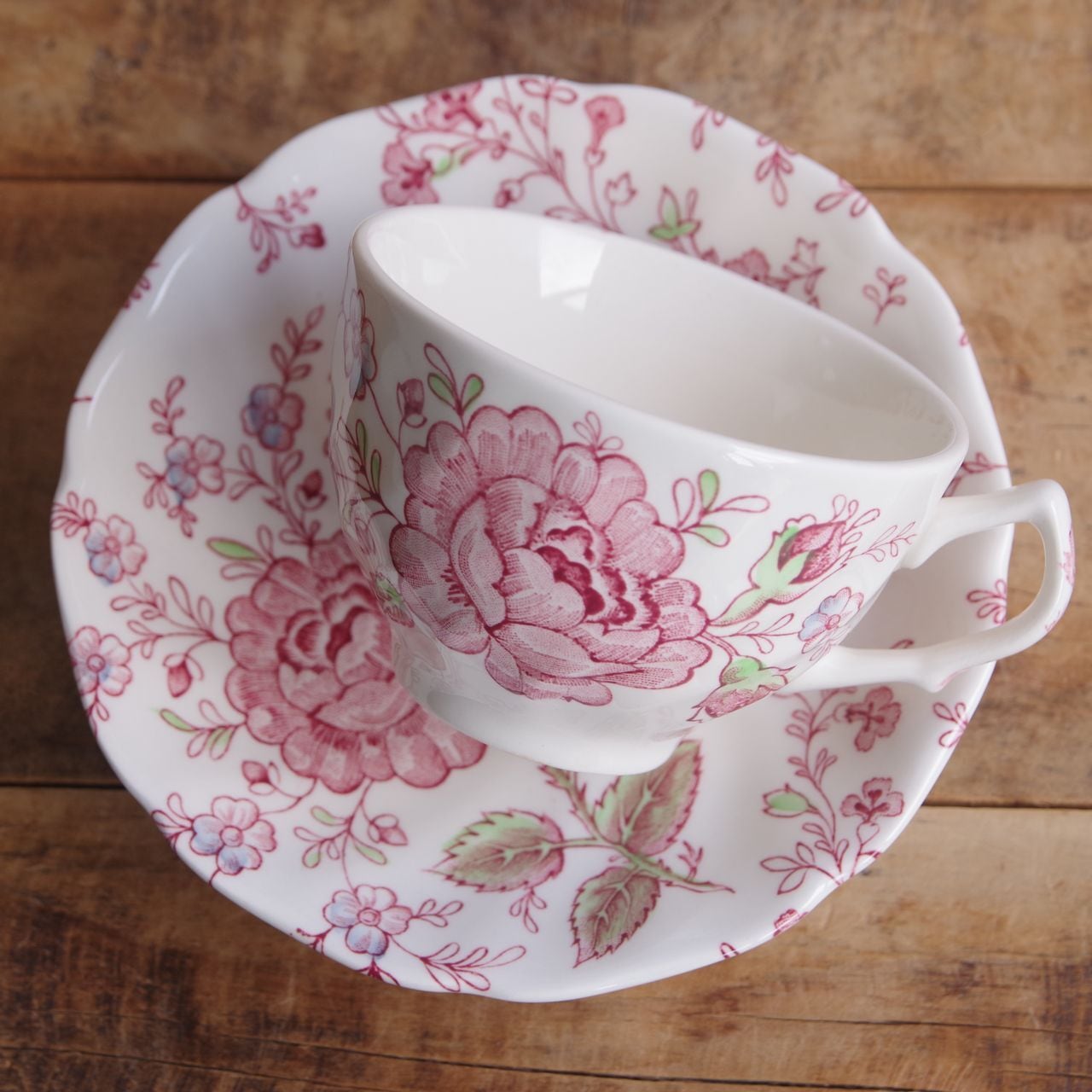 ジョンソンブラザーズ ローズチンツ ティーカップ&ソーサー