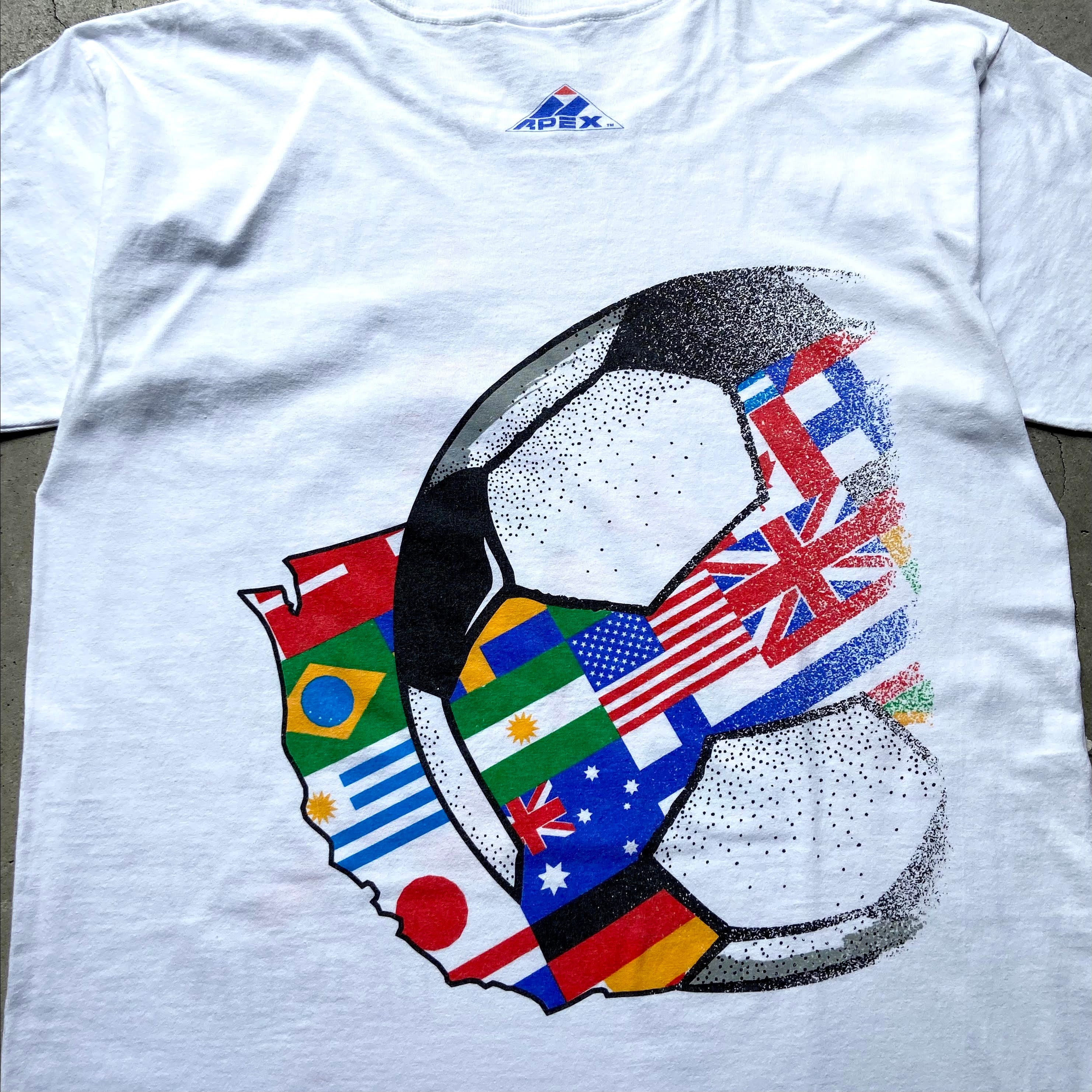 90年代 USA製 APEX ONE ワールドカップ USA 1994 ロゴプリントTシャツ