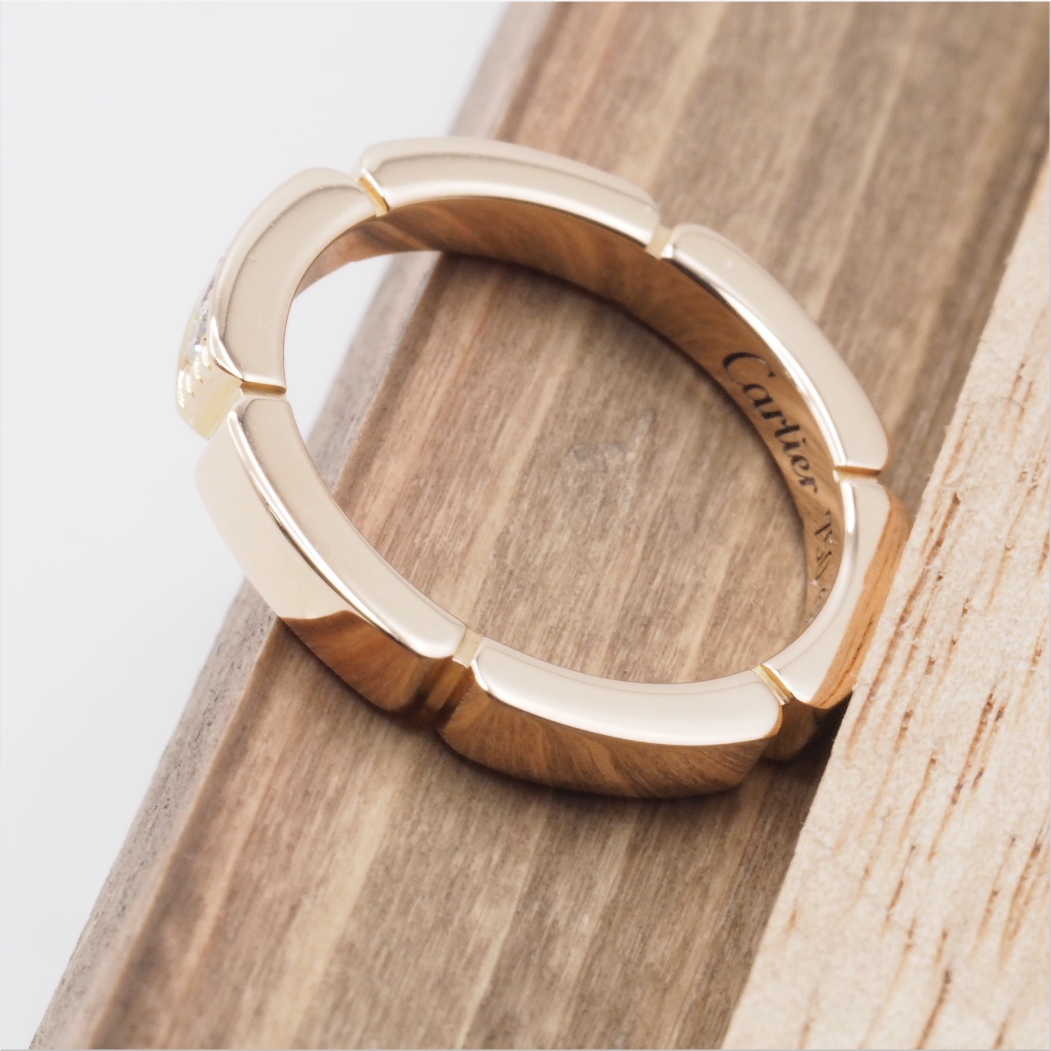 カルティエ　マイヨンパンテール Cartier 47 Cartier カルティエ マイヨン パンテール リング 4Pダイヤ #47(約7号