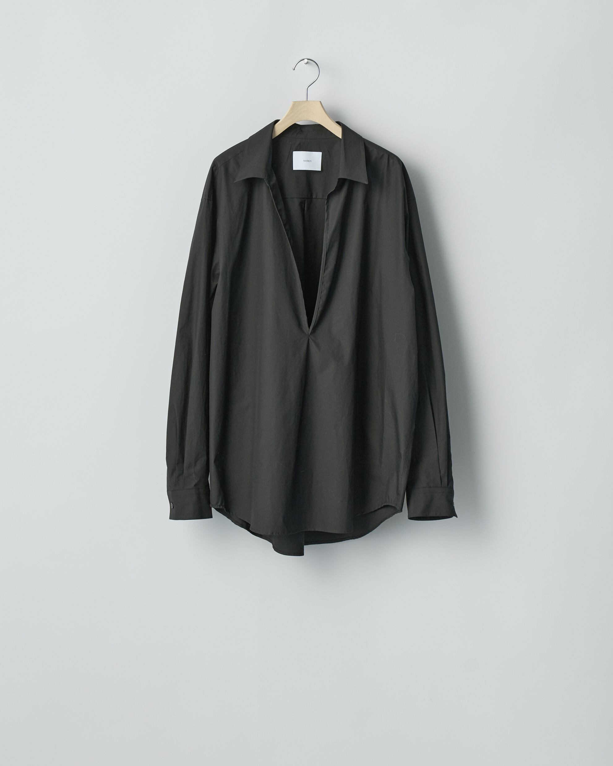 ssstein OVERSIZED SKIPPER SHIRT新品未使用品 ssstein(シュタイン)/OVERSIZED SKIPPER SHIRT/OFF BLUE 通販 取り扱い