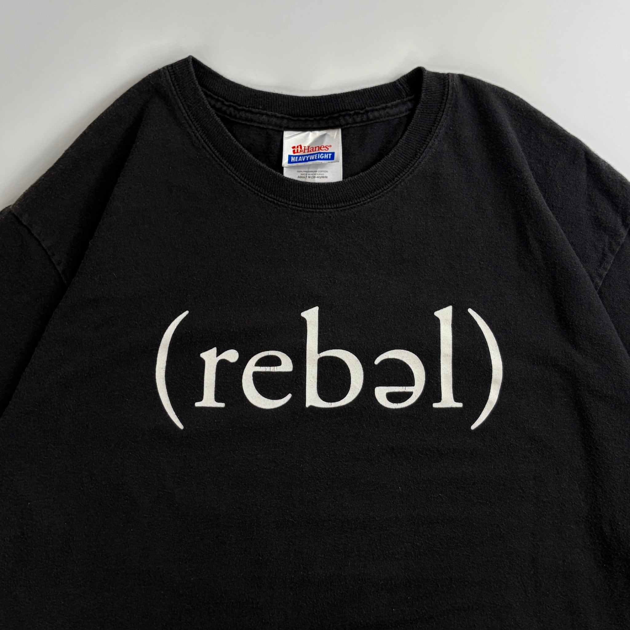 00s ”(rebal)” Message T-Shirt