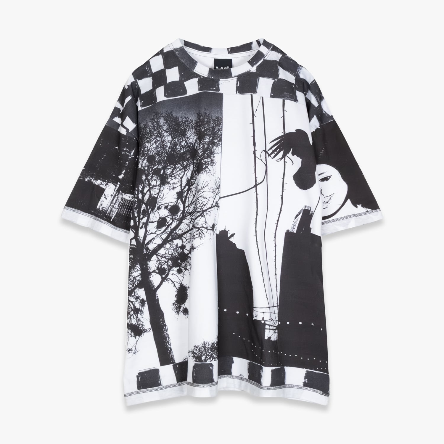 P.A.M. / PERKS AND MINI 26SS SPECIALTY SS TEE - JOSHUA GORDON (BLACK/WHITE)