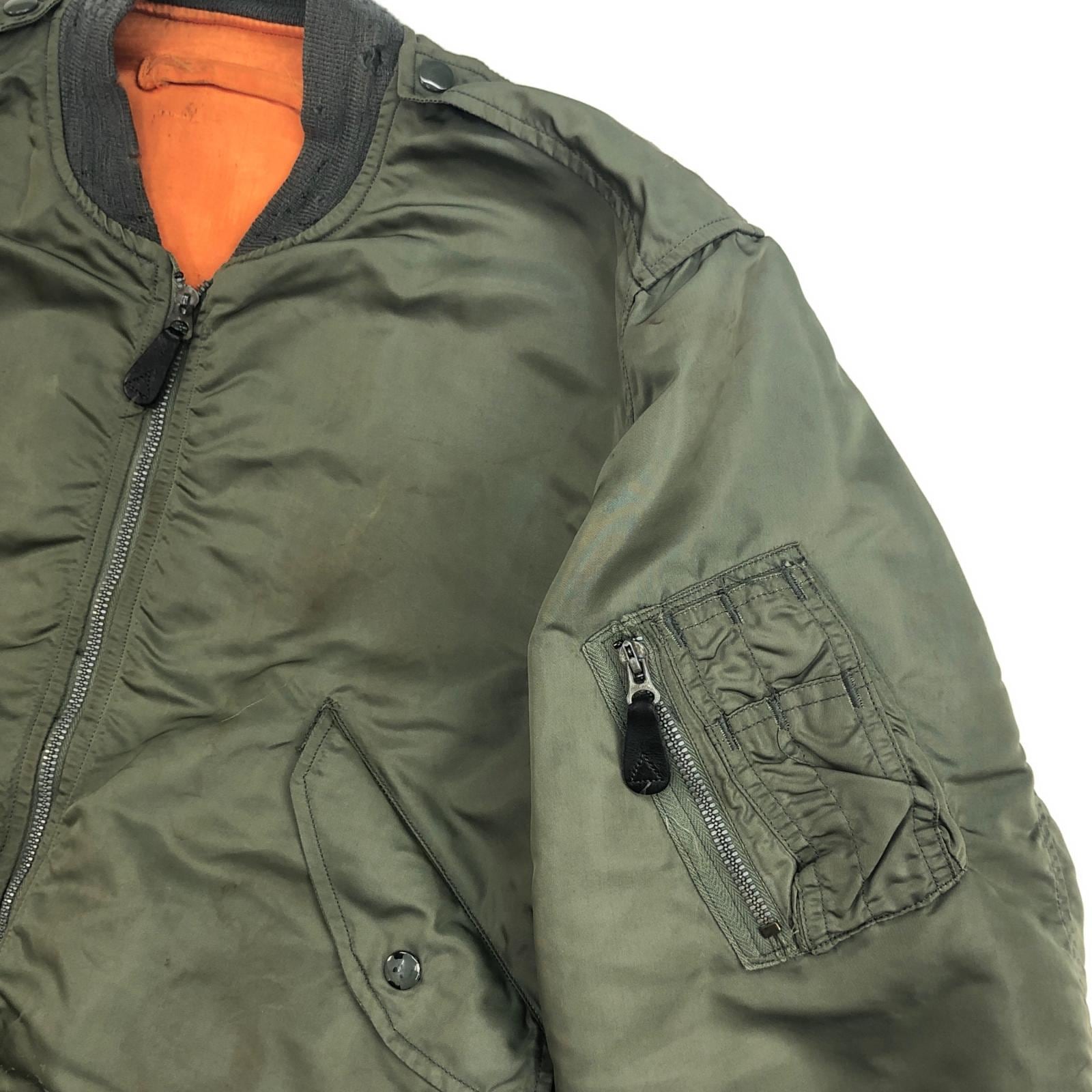 60s USAF L-2B フライトジャケット ALPHA ミリタリー 50s 60s US Air Force L-2B ALPHA INDUSTRIES flight jacket | MASEA