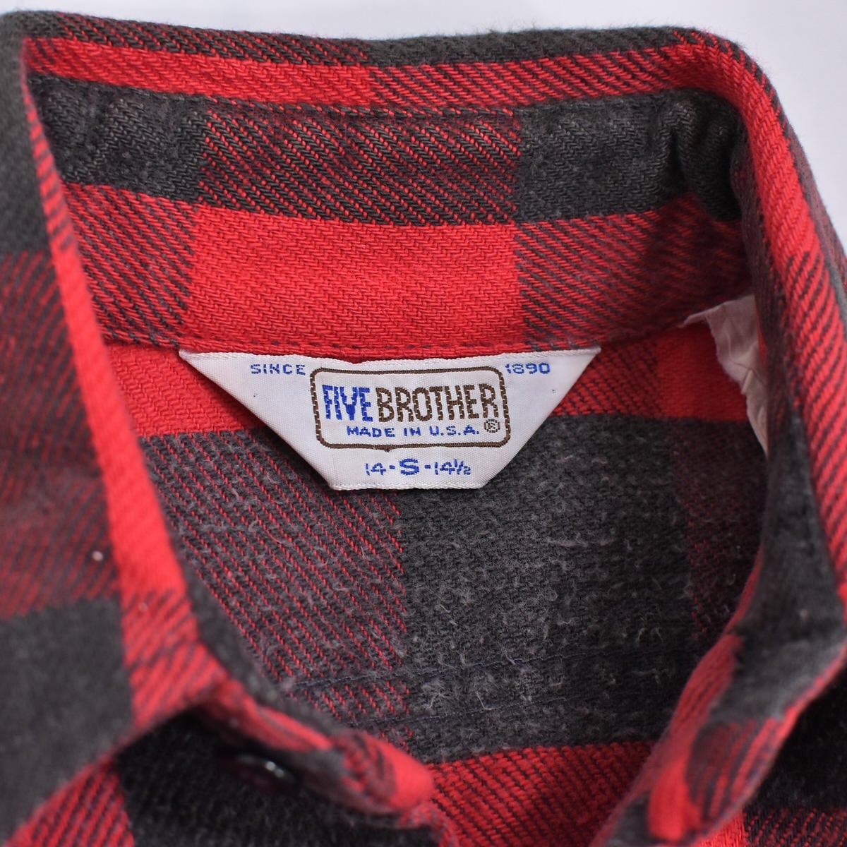 70~80s アメリカ製 FIVE BROTHER ファイブブラザー ヘビーネル 70~80s アメリカ製 FIVE BROTHER ファイブブラザー ヘビーネル
