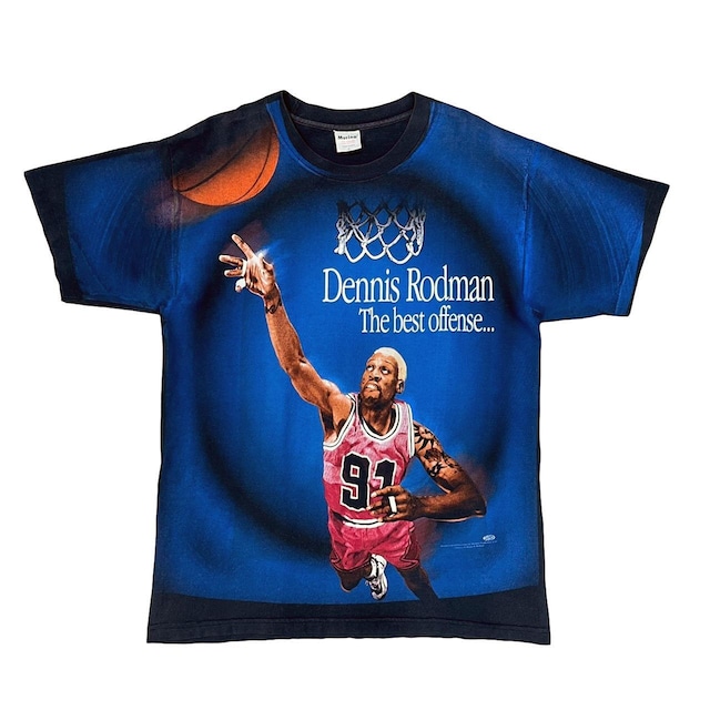 Denis Rodman THE BEST OFFENCE AOP TEE MURINA LARGE 11218