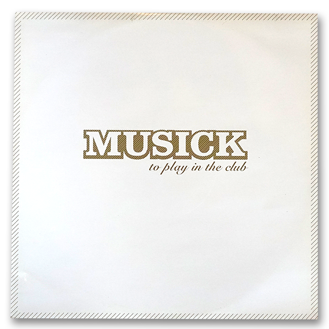Various Artists ‎– Musick - To Play In The Club (EP) - 画像2