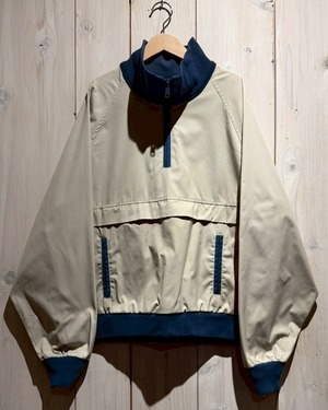 【a.k.a.C.a.k.a vintage】・70's〜80's "Wool Rich" Pocket Gimmick Vintage Anorak Pullover