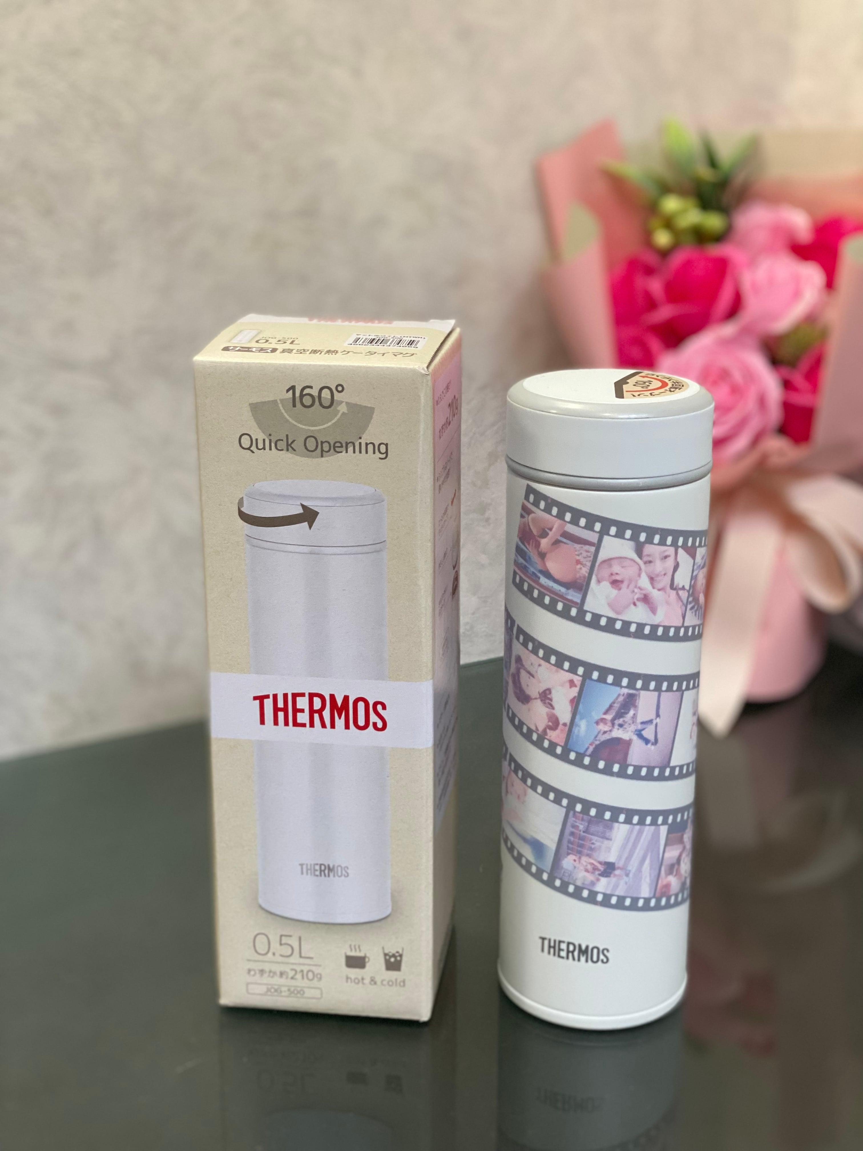 サーモス thermos 写真入り水筒 480ml maramaーオリジナルの写真入りギフト