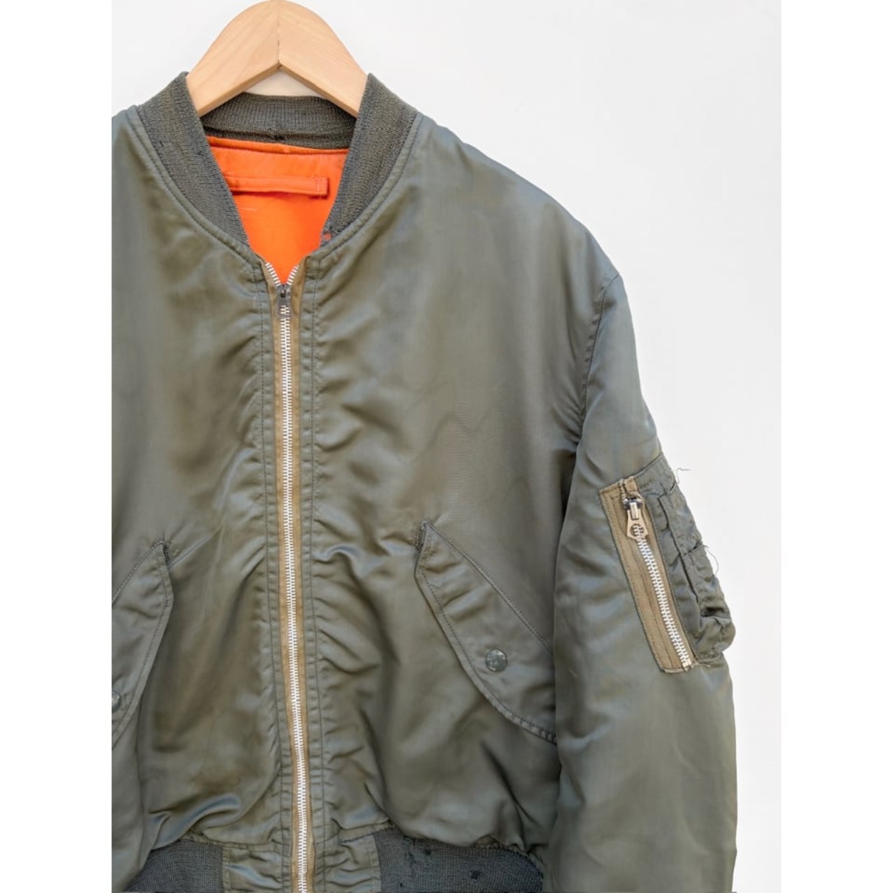 70s USAF L-2B "J-7448J" FLIGHT JACKET Size LARGE
