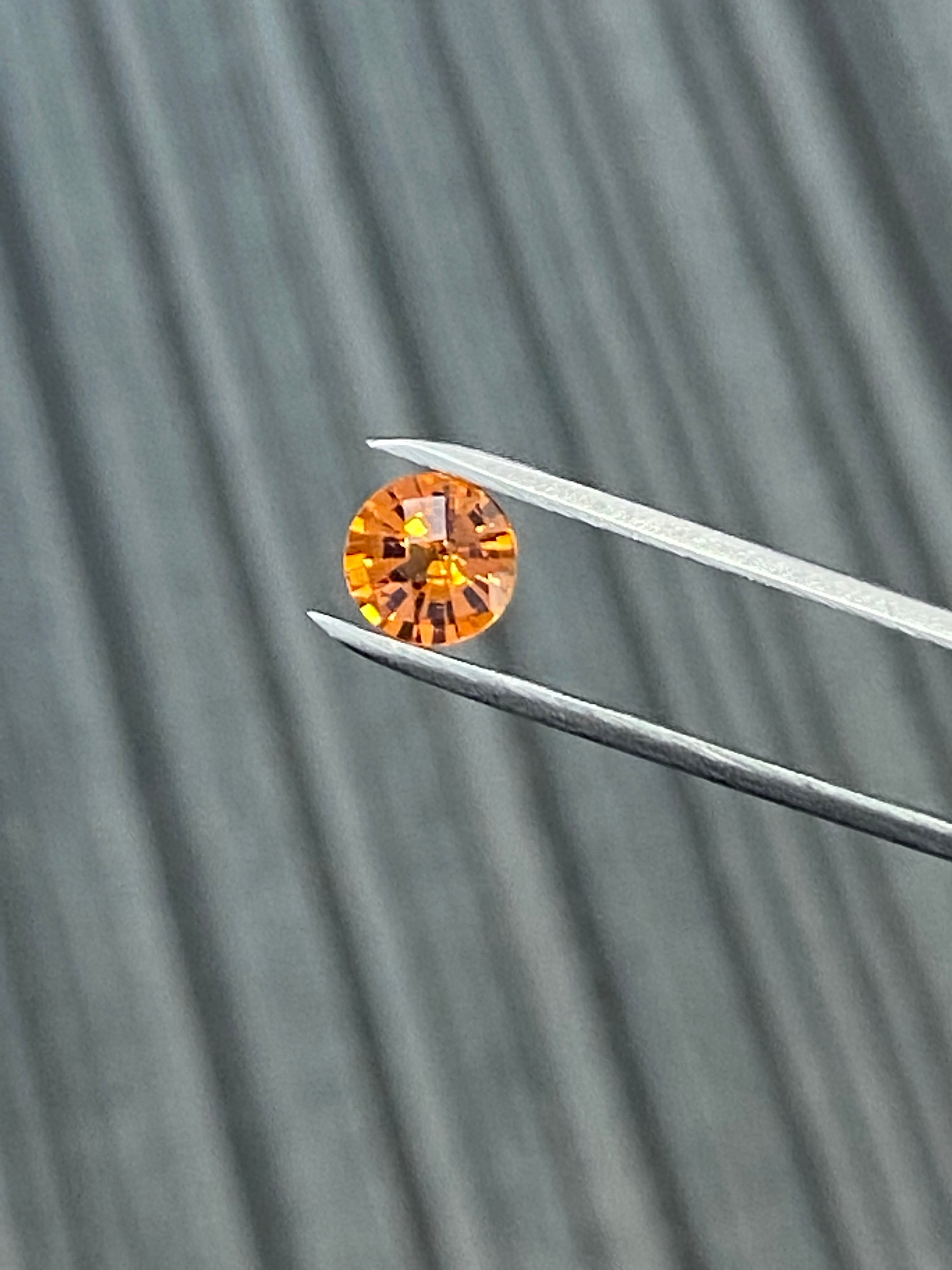 スペサタイトガーネット　1.53ct 大粒7.0mm