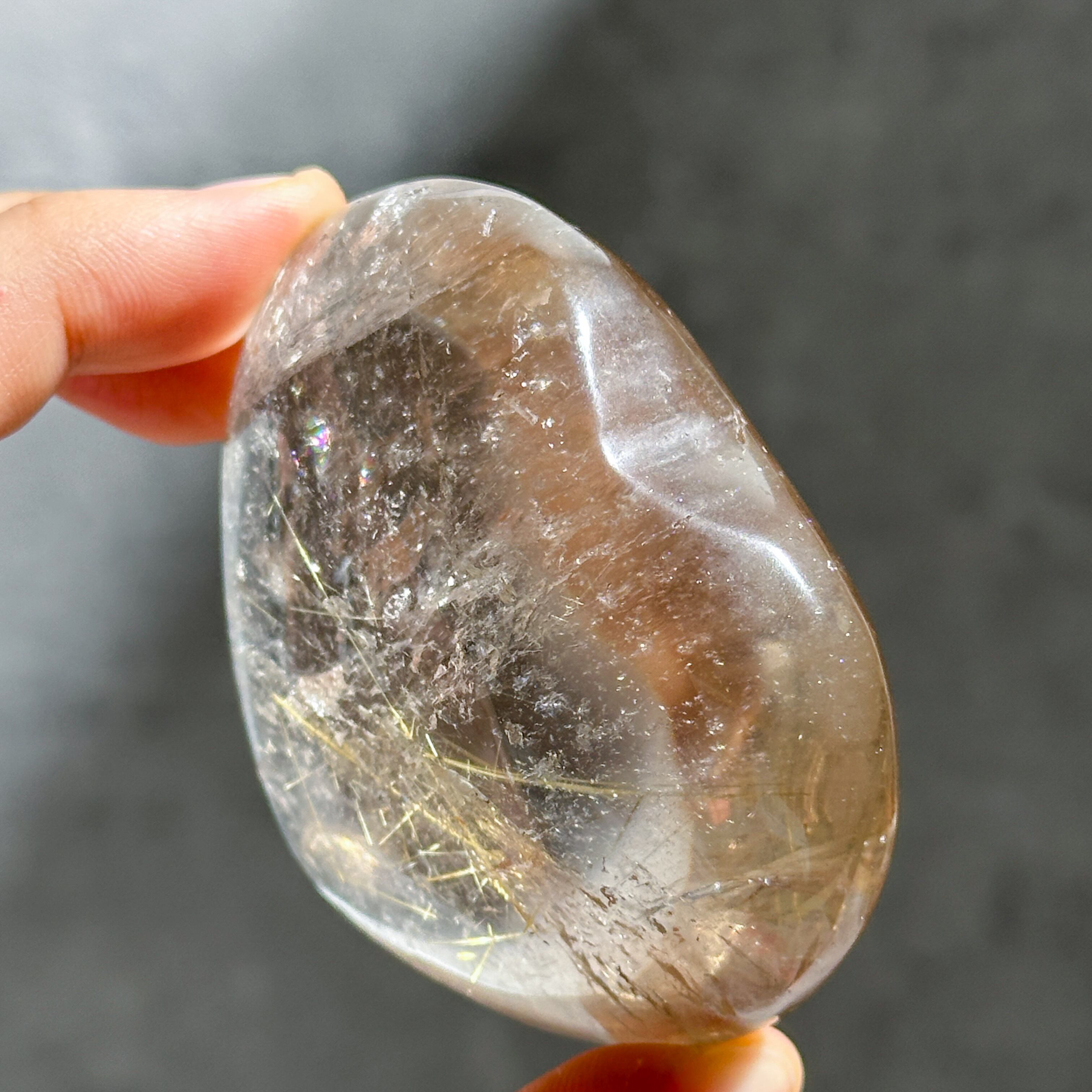 ルチルインスモーキークォーツ ハート33◇Rutile in Smoky Quartz