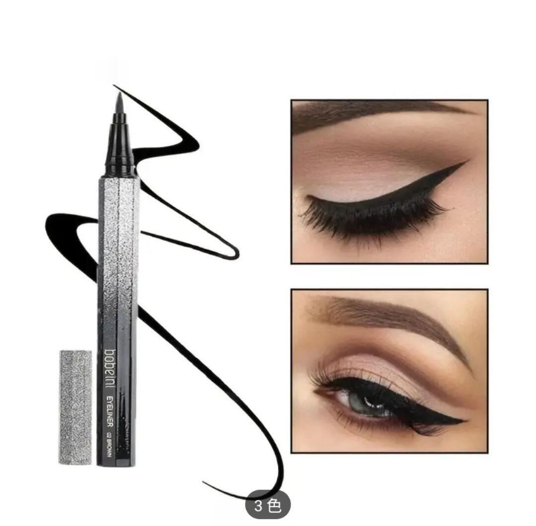 大人気♡リキッドアイライナー 2本セット ブラック ブラウン ウォータープルーフ