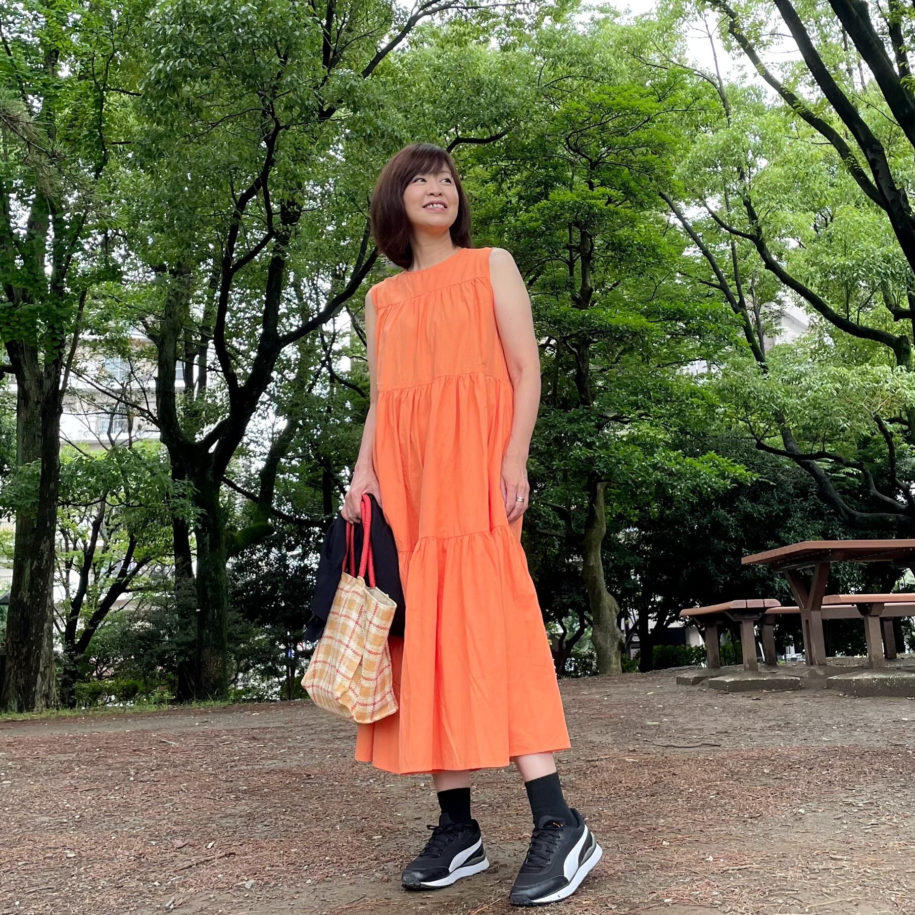 ノースリーブ ティアードワンピース | precious for us