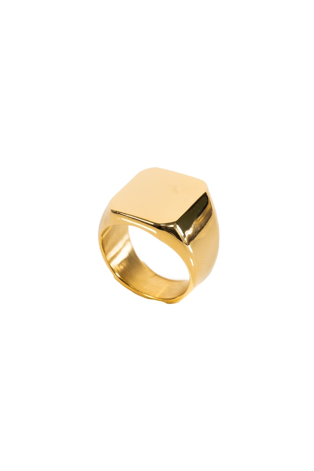 【square signet ring】 / GOLD