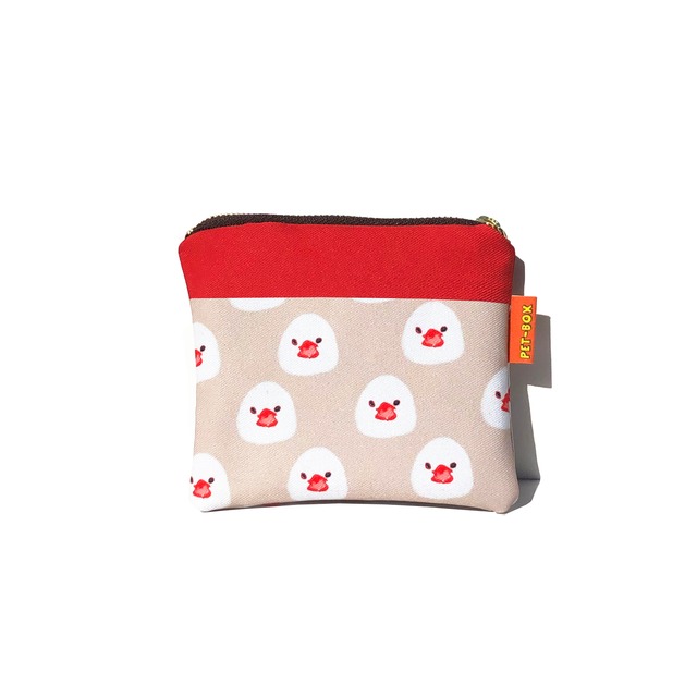 白文鳥 ポーチ S