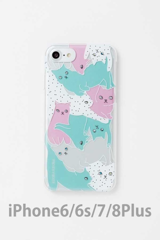 【iPhone 6/6s/7/8 Plus専用】アクリルケース CATS COLORFUL
