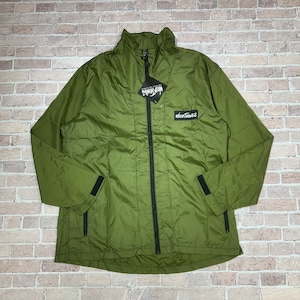 Ⓚ【DEADSTOCK】WILD THINGS "WIND SHIRT" FULL ZIP JACKET OLIVE②