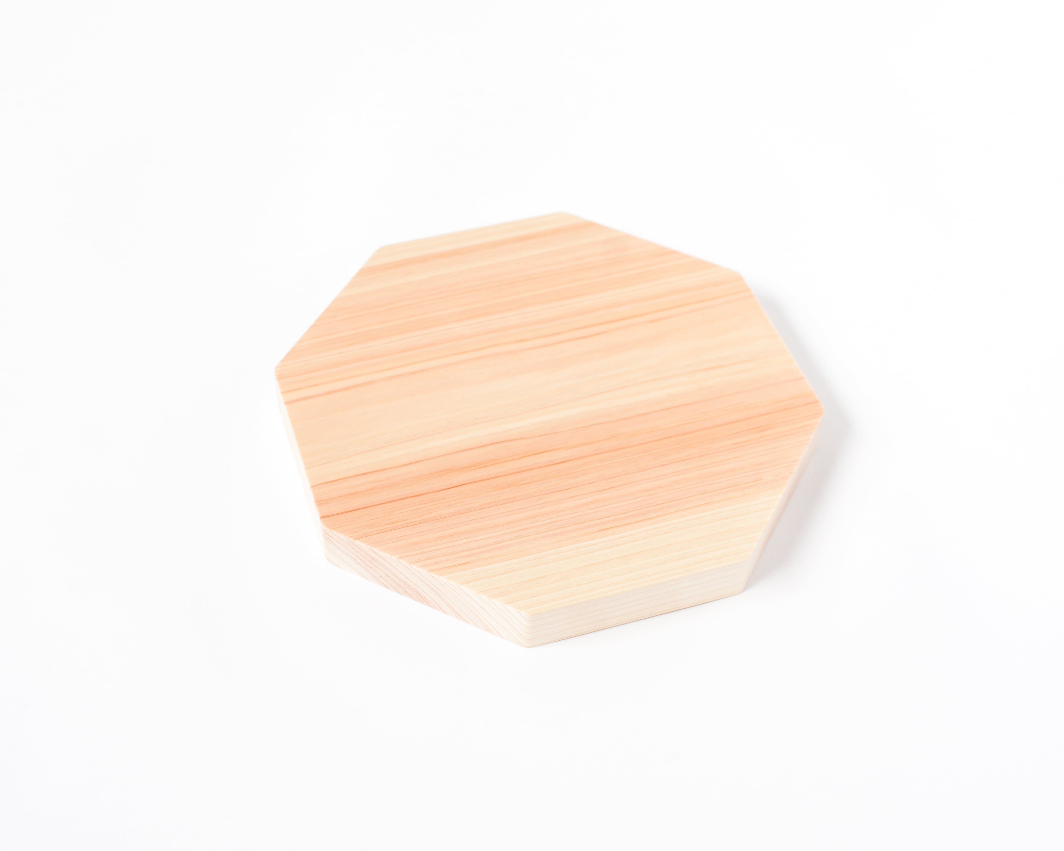 ヒノキのまな板 八角形 200×200×20㍉ | 吉永製作所