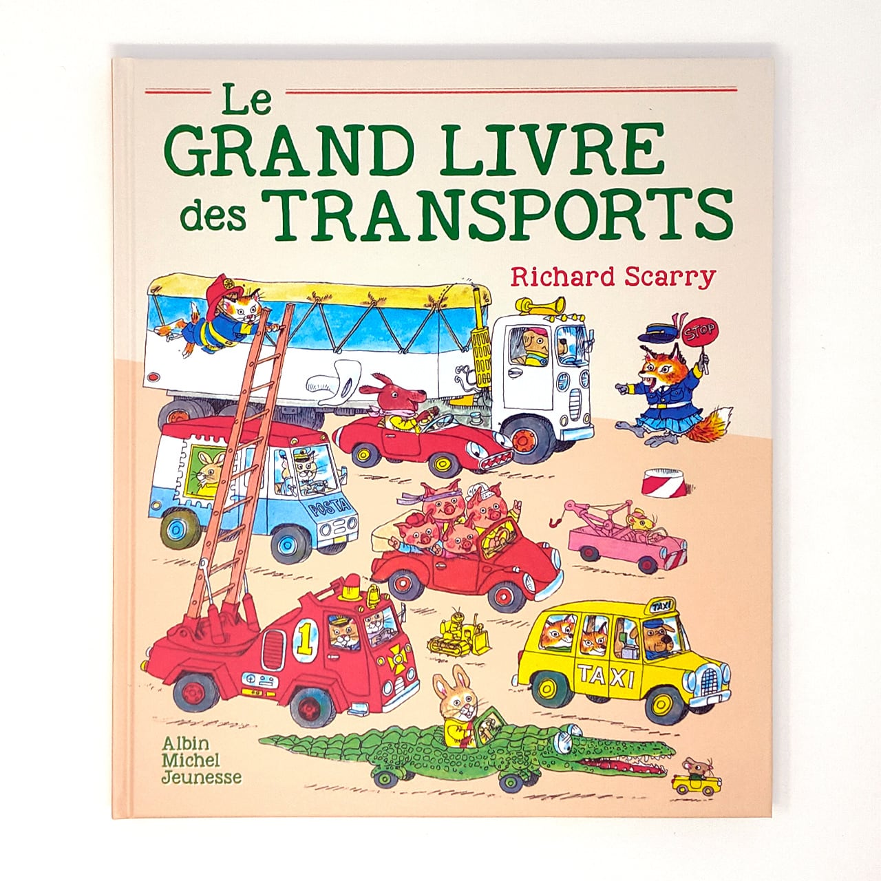 フランス語単語絵本「Le grand livre des transports 」絵本作家Richard Scarry（リチャード スキャリー）  MAISON PETIT RENARD（メゾン プティ ルナール）