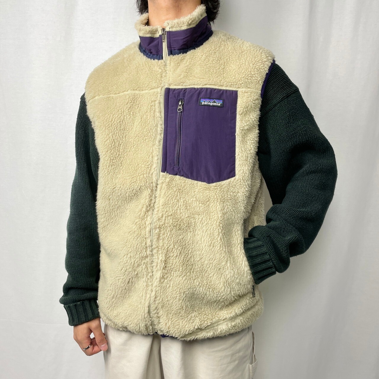 14年製 Patagonia パタゴニア クラシックレトロX ボアフリースベスト  