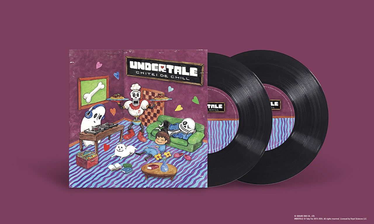 アンダーテール「UNDERTALE: CHITEI DE CHILL Vinyl LP」アナログ盤(12インチ2枚組)