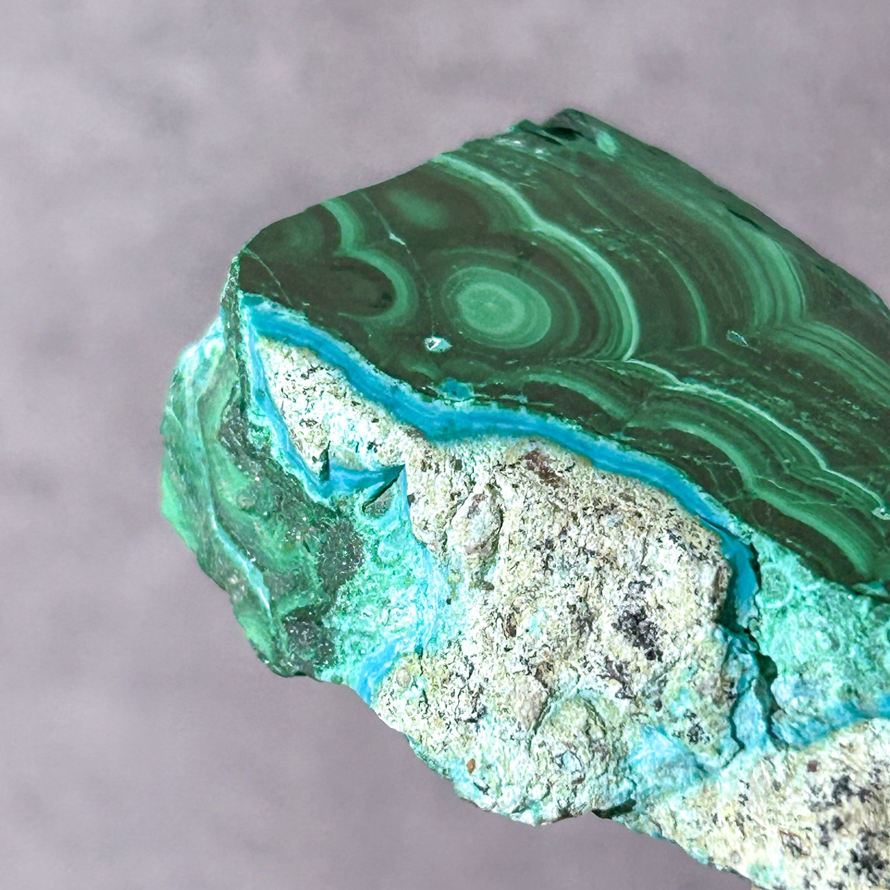 マラカイトクリソコラ プレート