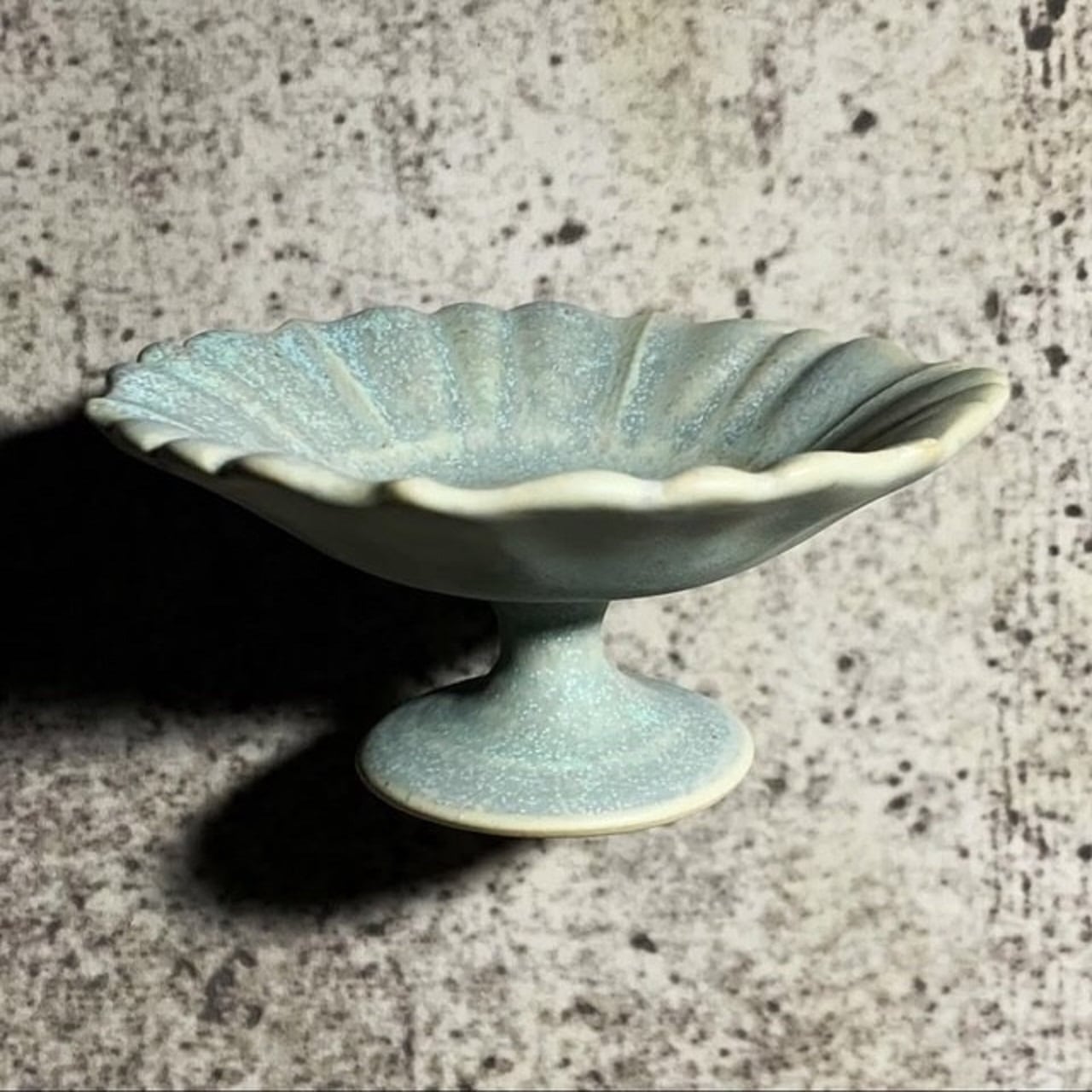 洋皿コンポート くすみ青